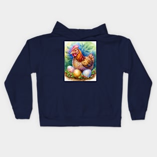 Easter Egger Chicken Kids Hoodie